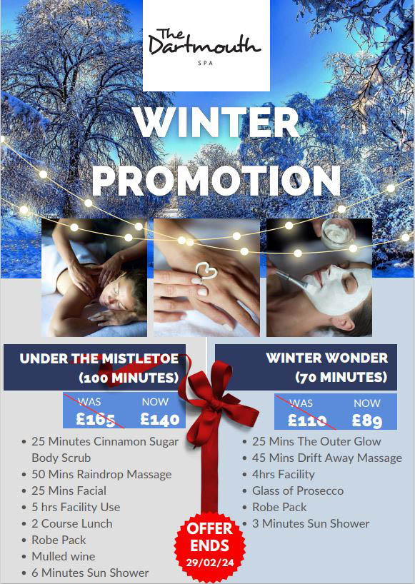 Winter Spa Promotion at the Dartmouth Hotel Golf & Spa