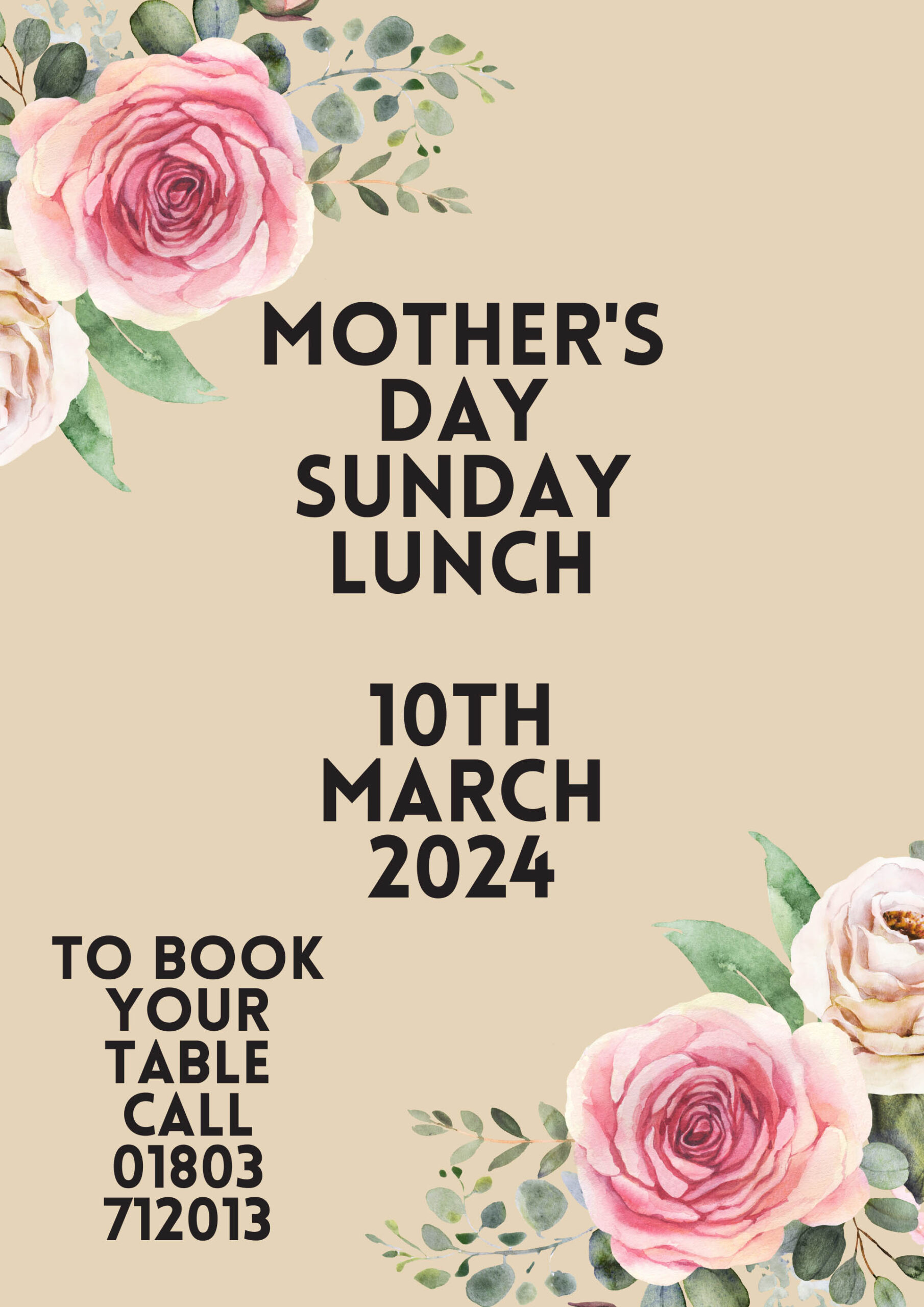 Mother's Day Lunch at The Dartmouth Hotel Golf & Spa