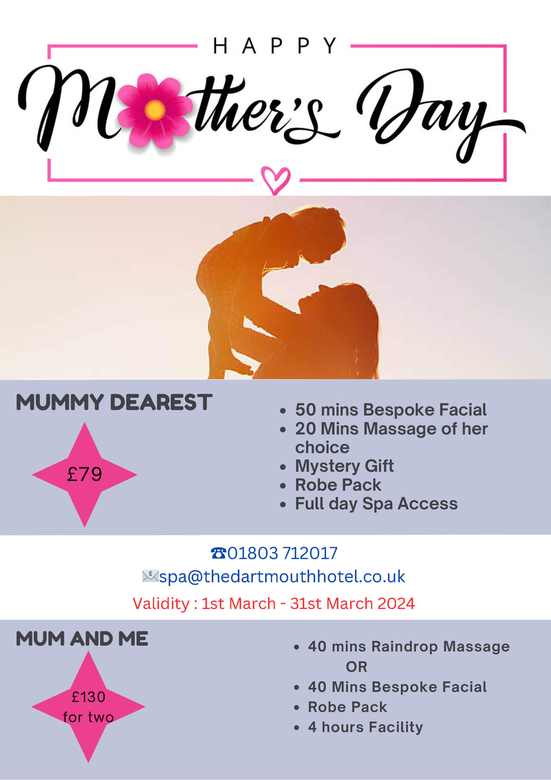 The Dartmouth Hotel Golf & Spa Mother's Day Special