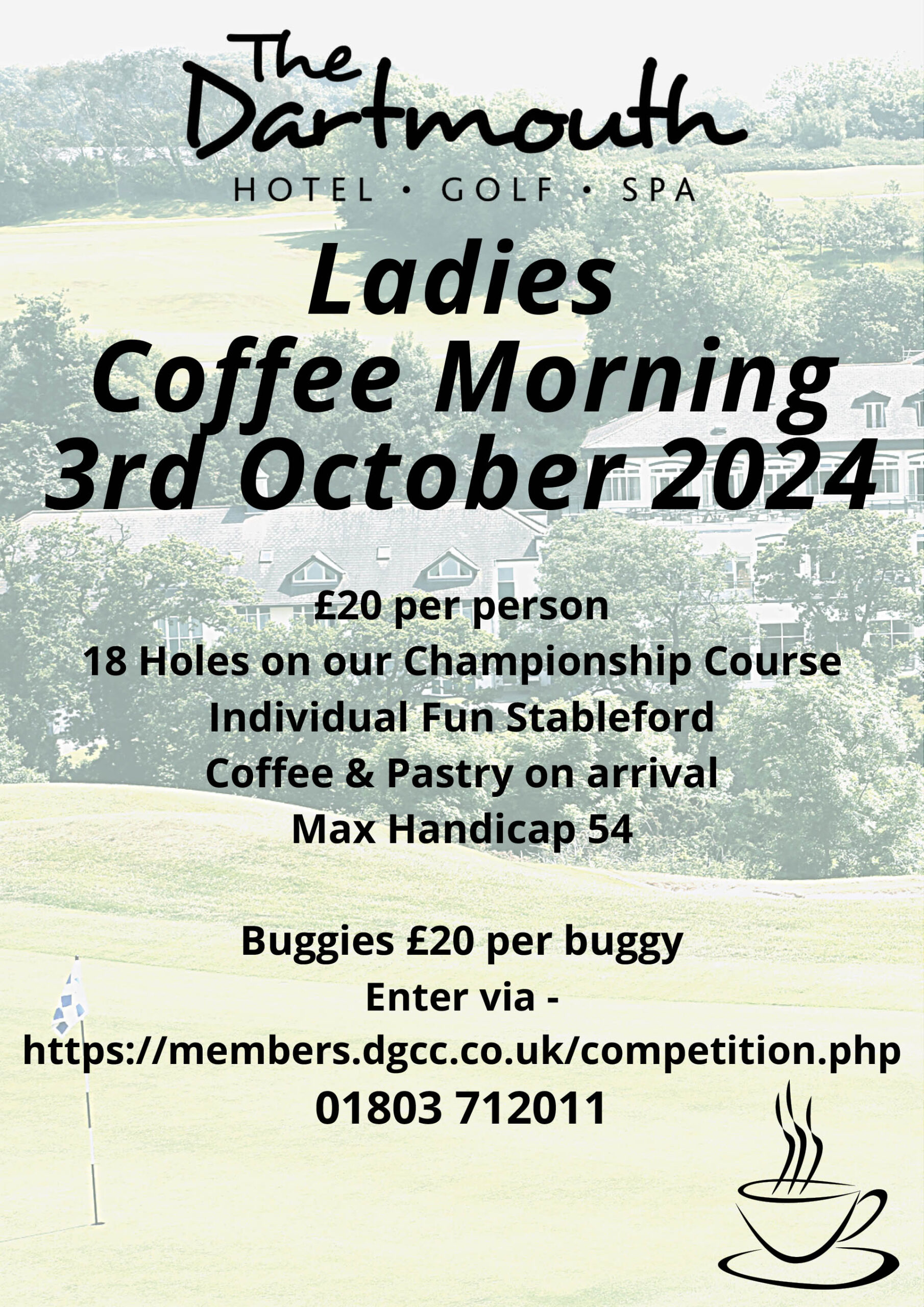 Ladies Coffee Morning at the Dartmouth Hotel Golf & Spa