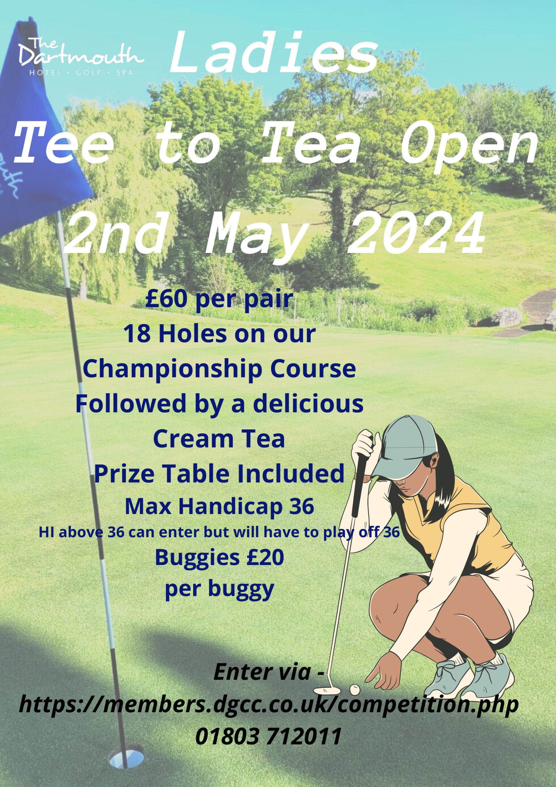 tee to tea at the Dartmouth Hotel Golf & Spa